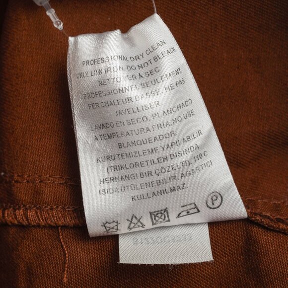 Tibi Cococa Brown Organic Cotton Twill Maxi Aline Skirt - Picture 11 of 11